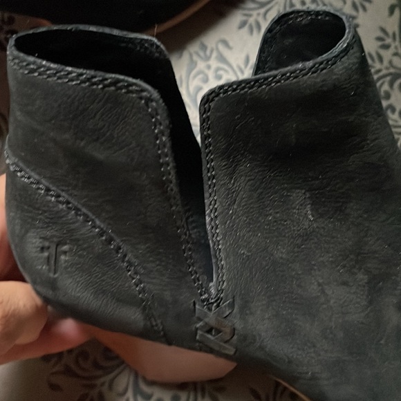 FRYE BLACK leather suede ankle boot - Picture 10 of 10